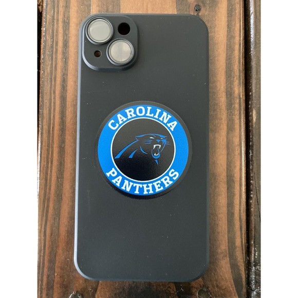Carolina Panthers iPhone Cover iPhone 14 PLUS 6.7 Inch CASE Black New Custom - Picture 1 of 11